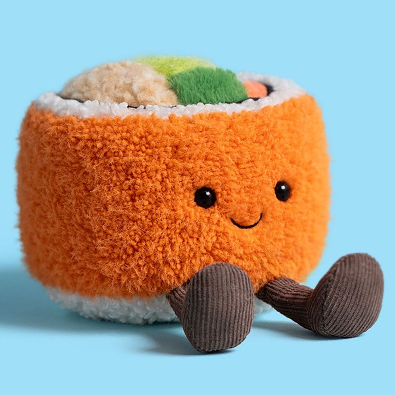Peluche Amuseable Codhi le Sushi californien (9 cm) Jellycat Ambiance 6
