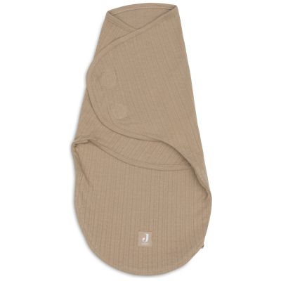 Couverture d'emmaillotage Ajour Biscuit (0-3 mois) - Reconditionné Jollein