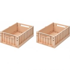 Lot de 2 caisses de rangement Weston M Tuscany rose - Liewood