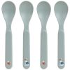 Lot de 4 cuillères en polypropylène et cellulose Tiny Team Chien Lässig Produit 1