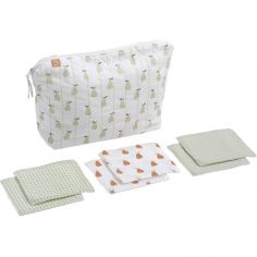 Trousse de toilette et 6 éponges Botanica - Sauthon