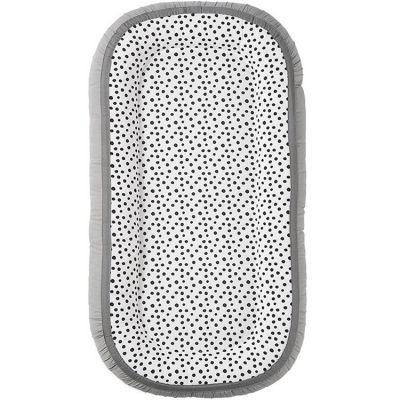 Réducteur de lit Cozy Happy dots gris Done by Deer