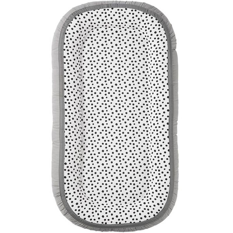 Réducteur de lit Cozy Happy dots gris Done by Deer