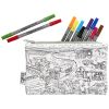 Trousse à colorier lavable et réutilisable Roues en route avec 10 feutres Eatsleepdoodle Produit 5