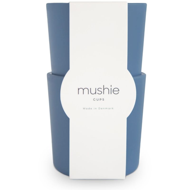 Lot de 2 gobelets Twilight Blue Mushie Packaging 3