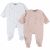 Variation Rose du produit Lot de 2 pyjamas Velours Girafe & fleurs (6 mois) de la marque Noukie's