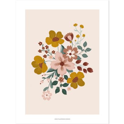 Affiche Autumn Blooming (30 x 40 cm)  par Lilipinso