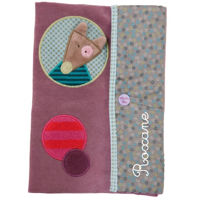 Protège carnet de santé personnalisable Les jolis pas beaux Moulin Roty
