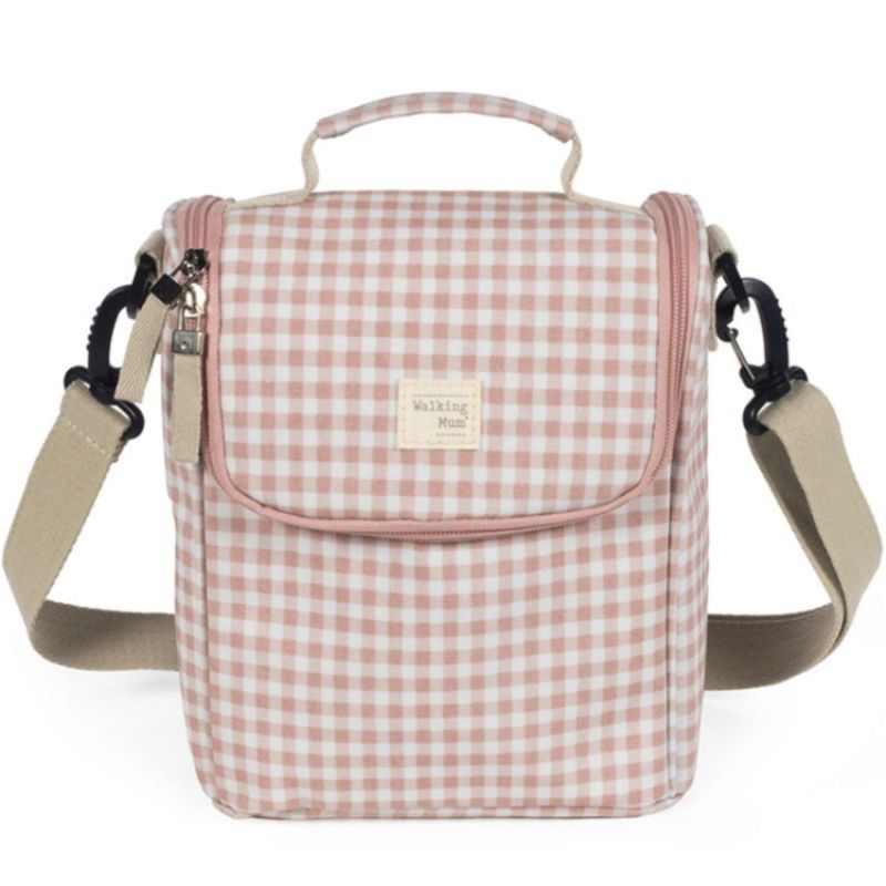 Sac repas isotherme I Love Vichy rose (7 L) Walking Mum Produit 1