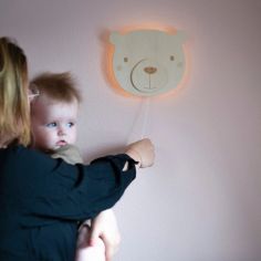 Applique murale en bois Wonder Ours