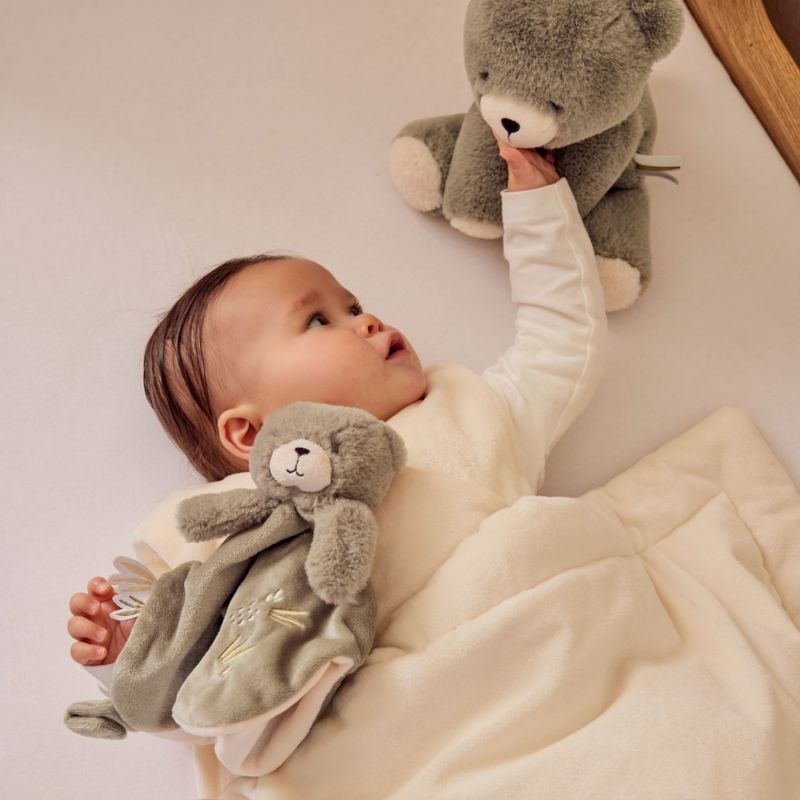 Doudou attache sucette Ours Orso Noukie's Ambiance 2