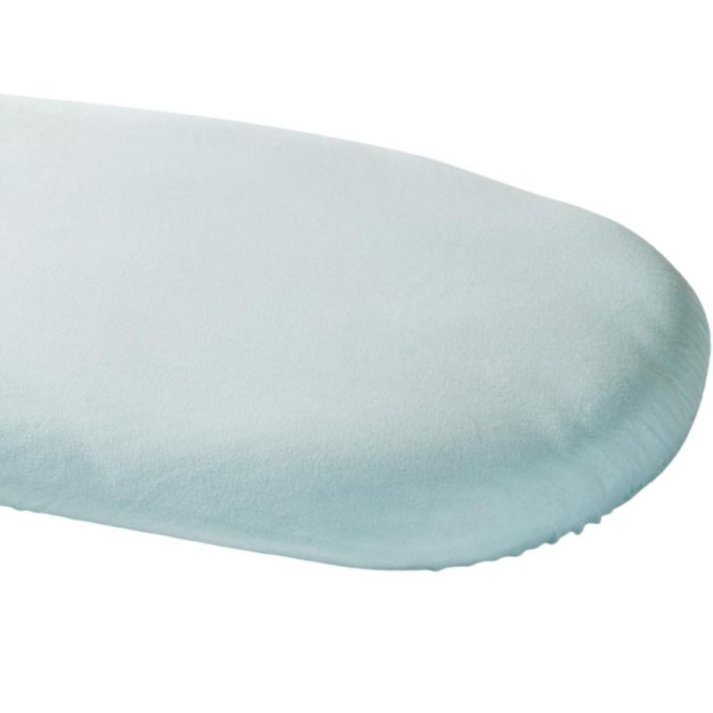 Drap housse de berceau en coton bio Bleu céladon (40 x 80 cm) Kadolis