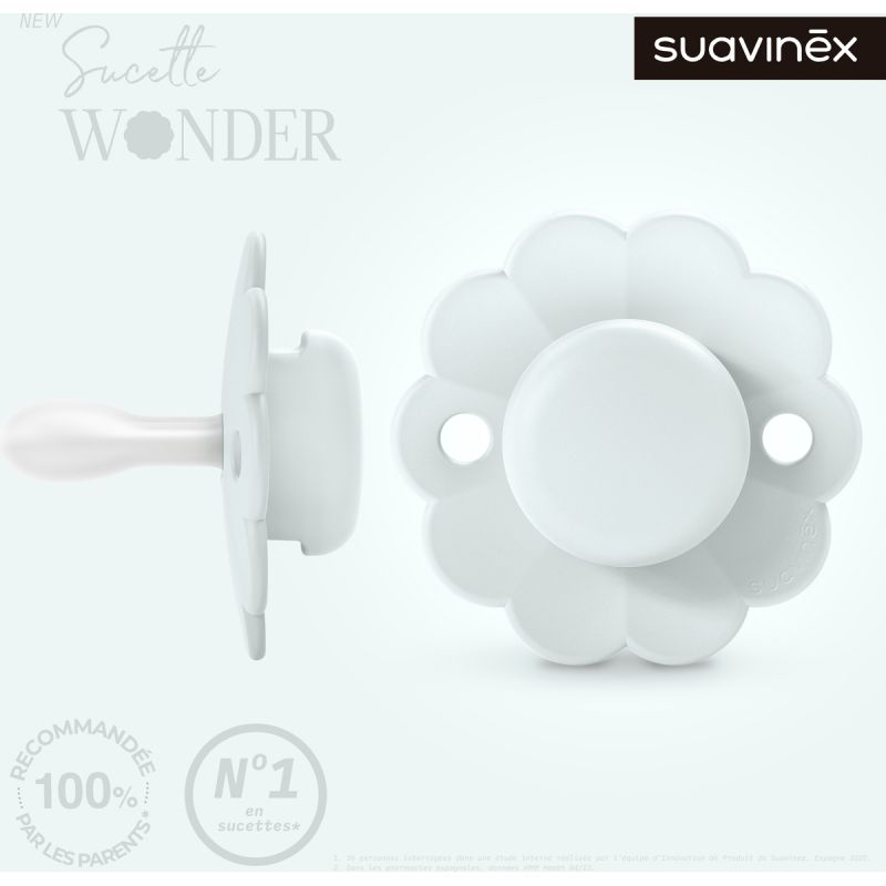 Sucette réversible SXPro Wonder Illusion Blue (0-6 mois) Suavinex Produit 2