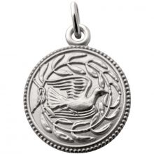 Médaille Colombe et lauriers 18 mm (argent 925°)  par Martineau