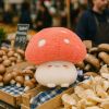 Peluche Veggies Champignon (25 cm) Bazuuyu Ambiance 2