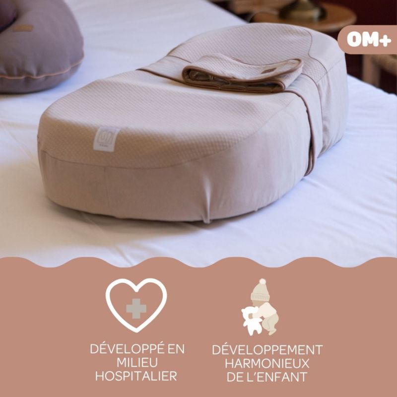 Réducteur de lit Cocoonababy 10° Fleur de coton avoine Béaba Ambiance 9