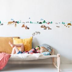 Stickers muraux enfants - Décoration chambre bébé - Autocollant