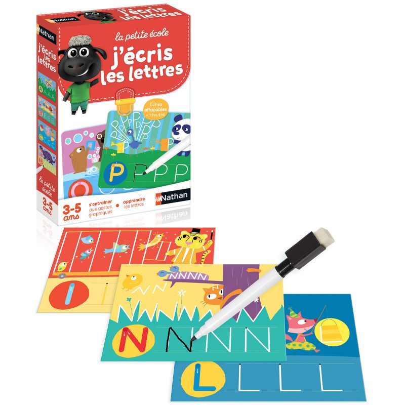 Jeu éducatif Petit école J'écris les lettres Nathan