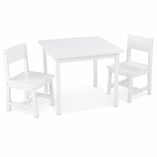 Ensemble table et 2 chaises blanc  par KidKraft