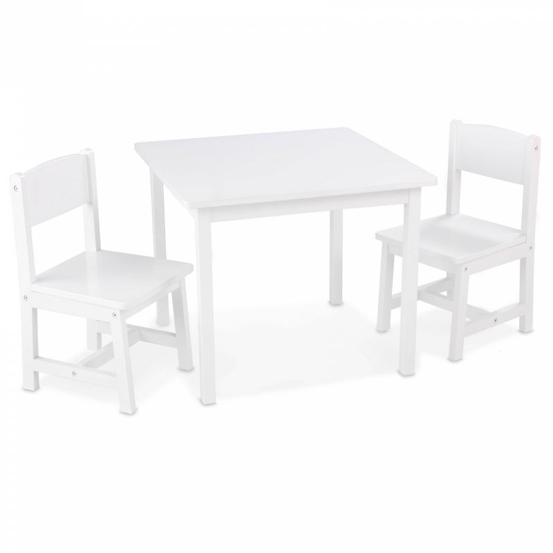 Ensemble table et 2 chaises blanc KidKraft