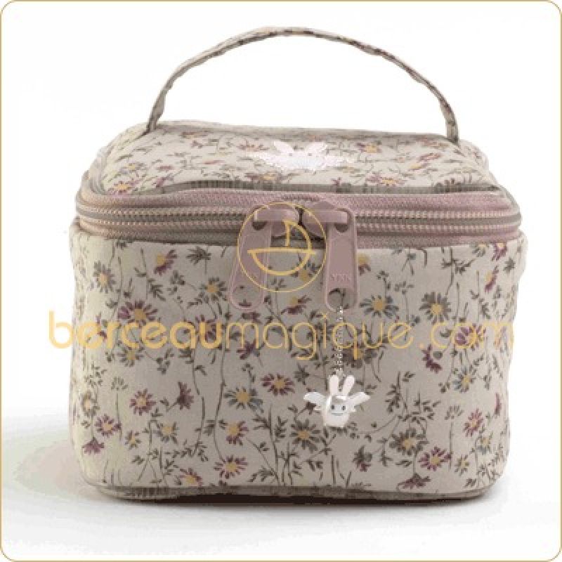 Beauty case ange lapin et son porte clef Trousselier