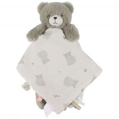 Doudou Ours réversible Jour et Nuit Orso - Noukie's