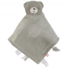 Doudou Ours réversible gris Jour et Nuit Orso
