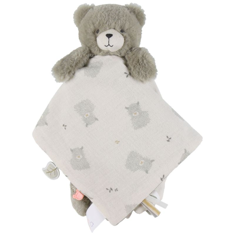 Doudou Ours réversible gris Jour et Nuit Orso Noukie's Produit 1
