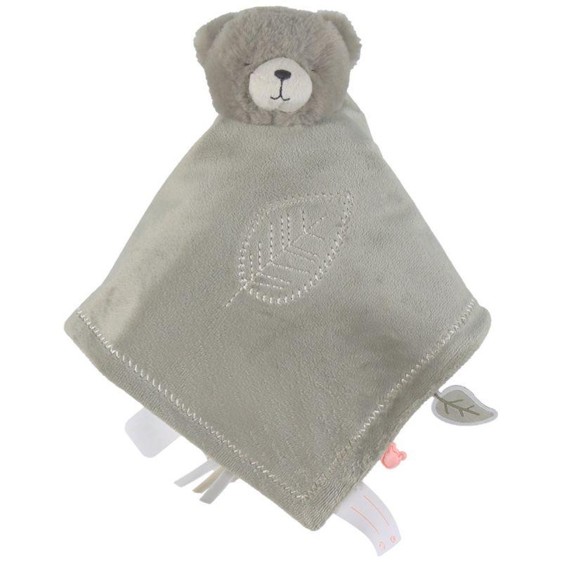 Doudou Ours réversible gris Jour et Nuit Orso Noukie's Produit 2