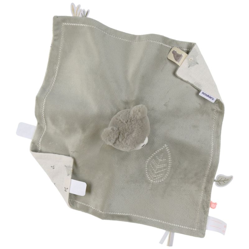 Doudou Ours réversible gris Jour et Nuit Orso Noukie's Produit 5