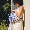 Banane à langer Comme un bonbon Romy damier bleu BEBEL Produit 2