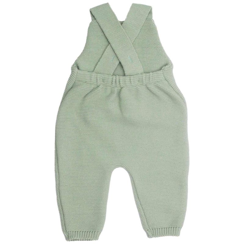 Salopette en maille Vert Olive (1-3 mois) Trois Kilos Sept Produit 3
