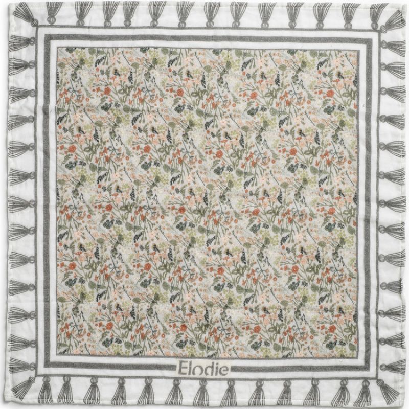 Lange en bambou et coton Vintage Flower (80 x 80 cm) Elodie Details
