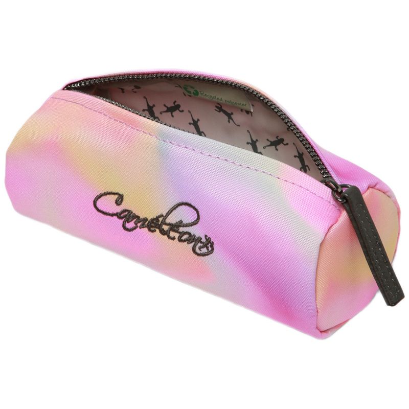 Trousse 1 compartiment Pink Tie and Dye Caméléon Produit ouvert 3