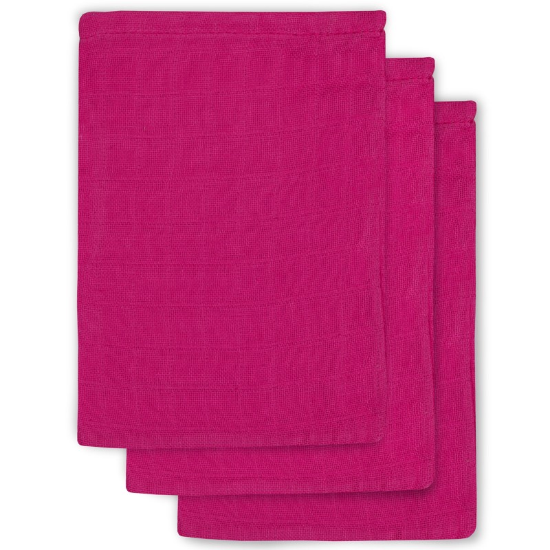 Lot de 3 gants fuchsia Jollein
