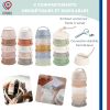 Boîte doseuse 4 compartiments Barbe à papa Béaba Ambiance 7