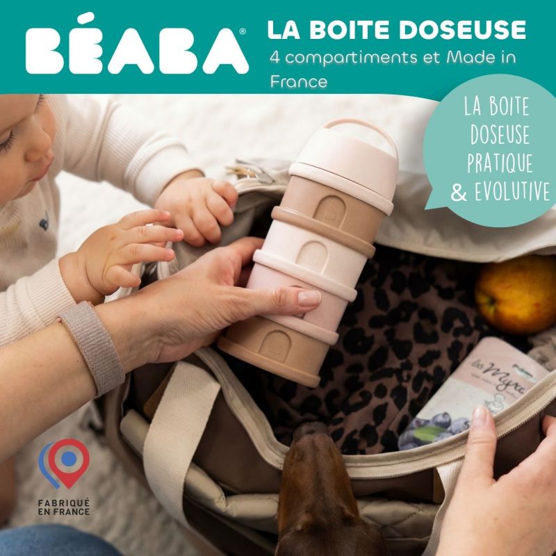 Boîte doseuse 4 compartiments Barbe à papa Béaba Ambiance 6