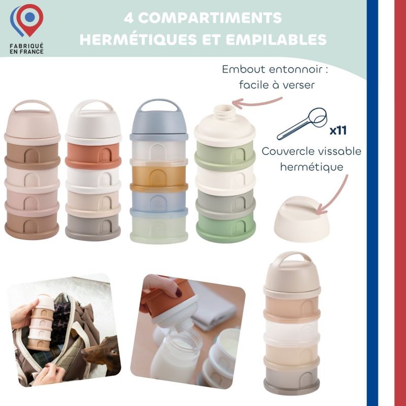 Boîte doseuse 4 compartiments Barbe à papa Béaba Ambiance 7