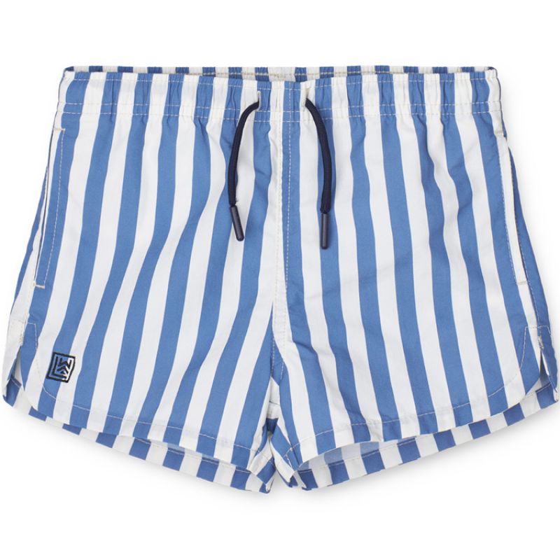 Short de bain Aiden rayé Riverside crème de la crème (3-4 ans) Liewood