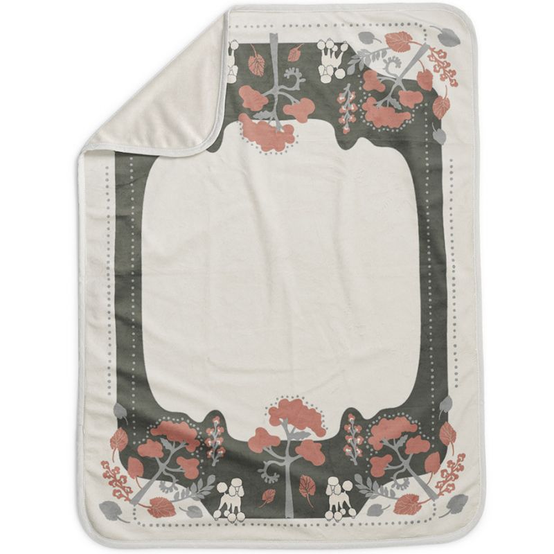 Couverture polaire chien Rebel Poodle Vanilla White (100 x 75 cm) Elodie Details