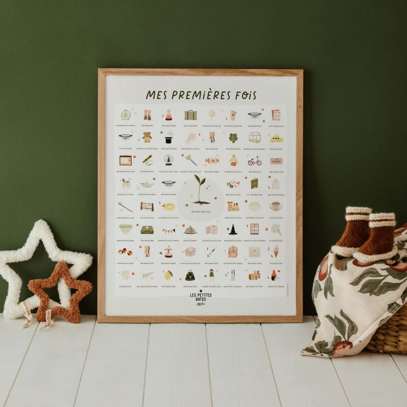 Affiche Mes Premières Fois Léa le Pivert (40x50 cm) Les Petites Dates Produit 1