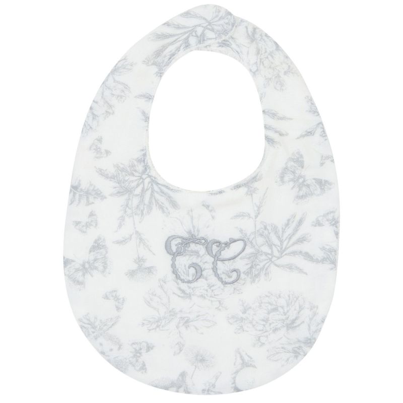 Bavoir bandana Toile de Jouy gris Tartine et Chocolat Produit 1