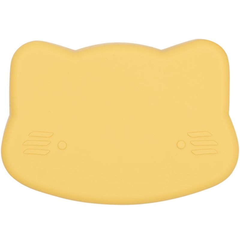 Boîte à goûter 3 en 1 chat jaune We Might Be Tiny