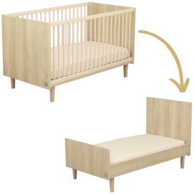 Lit évolutif Little Big Bed Paloma Bois (70 x 140 cm) Sauthon mobilier