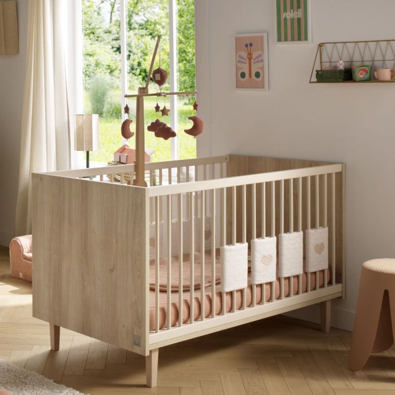 Lit évolutif Little Big Bed Paloma Bois (70 x 140 cm) Sauthon mobilier Ambiance 6