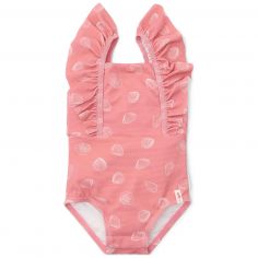 Maillot de bain 1 pièce à volants Ocean Treasures Pink (3-4 ans) - Little Dutch