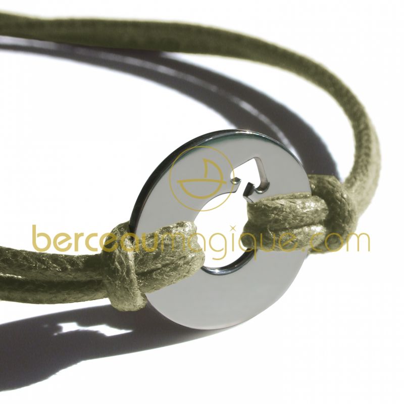 Bracelet Disco garçon (argent massif) Mikado