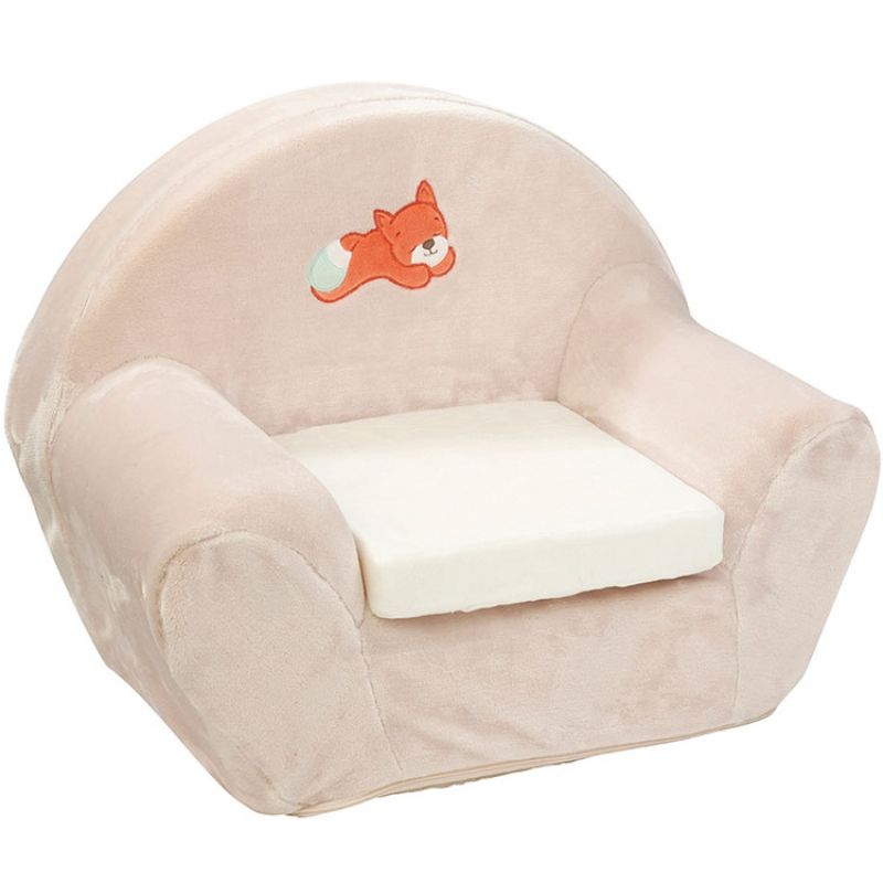 Fauteuil club Oscar le renard Nattou