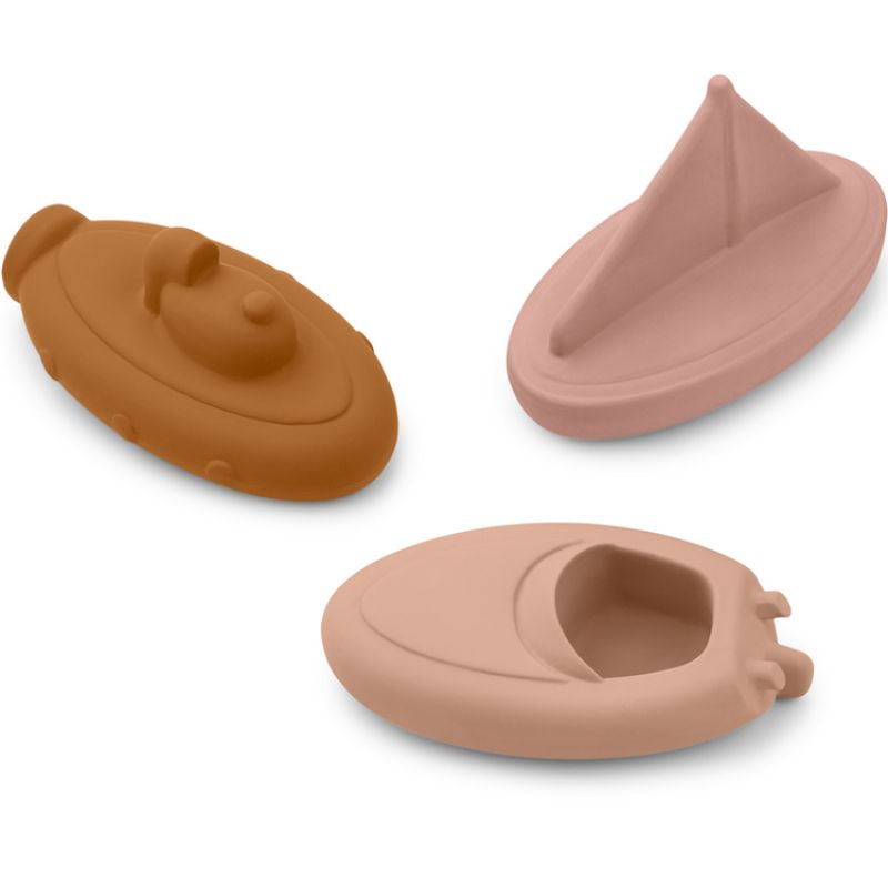 Lot de 3 jouets de bain Troels Rose multi mix Liewood
