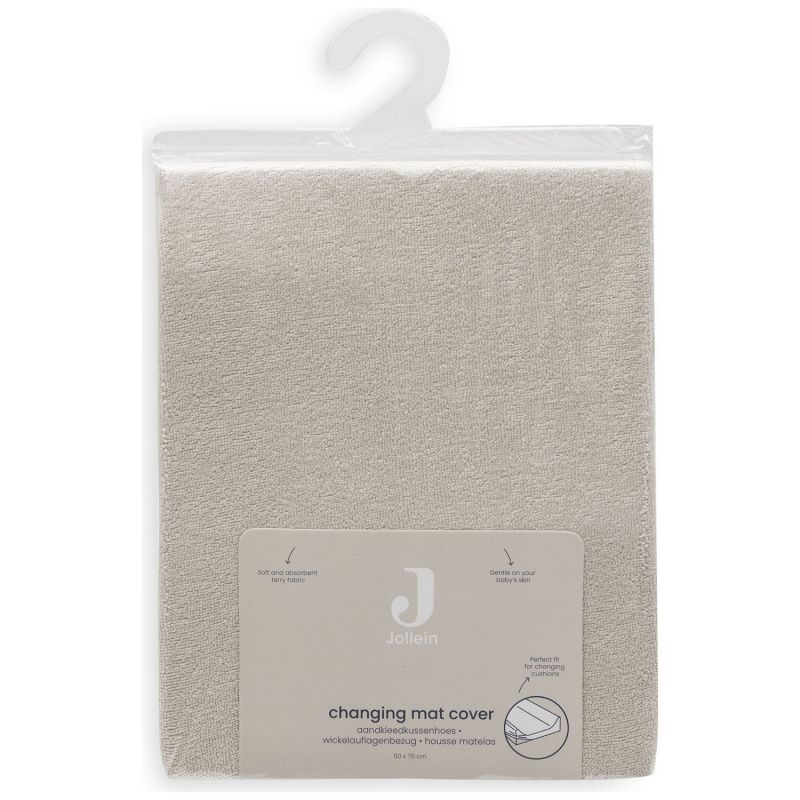 Housse de matelas à langer en éponge Sand (50 x 70 cm) Jollein Packaging 5
